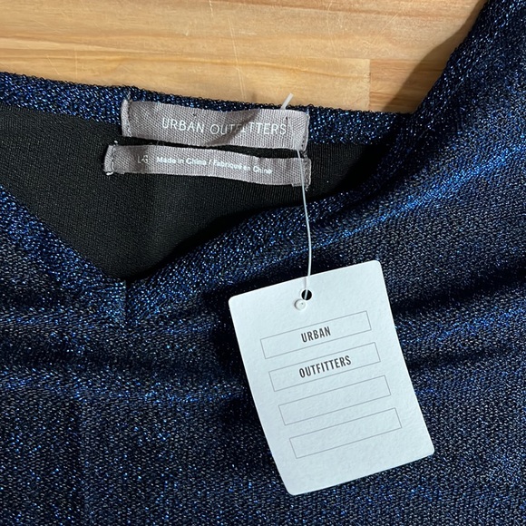 Urban Outfitters NWT Blue Sparkly Tank Top - Picture 4 of 6